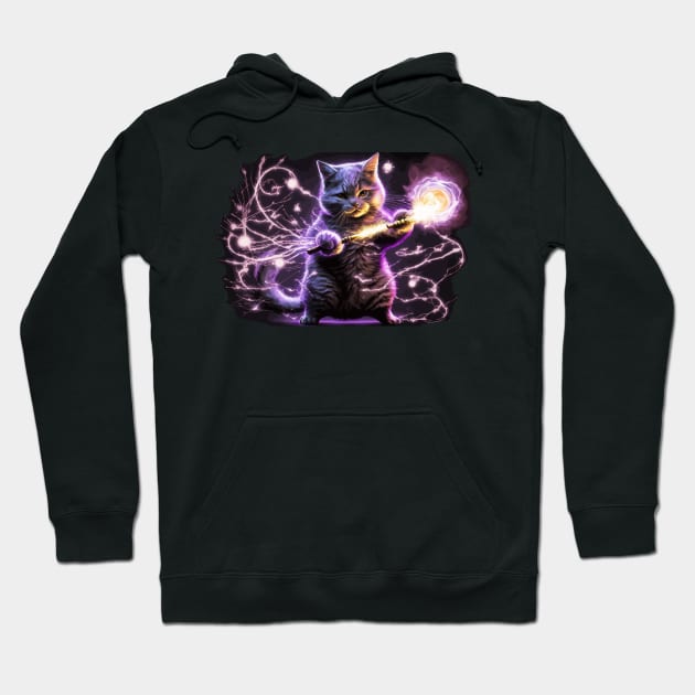 Cat Wizard Hoodie by Spaksu